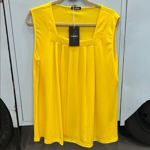 Yellow Women's Top NWT size XL